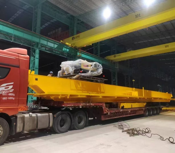 單梁起重機(jī)發(fā)貨現(xiàn)場